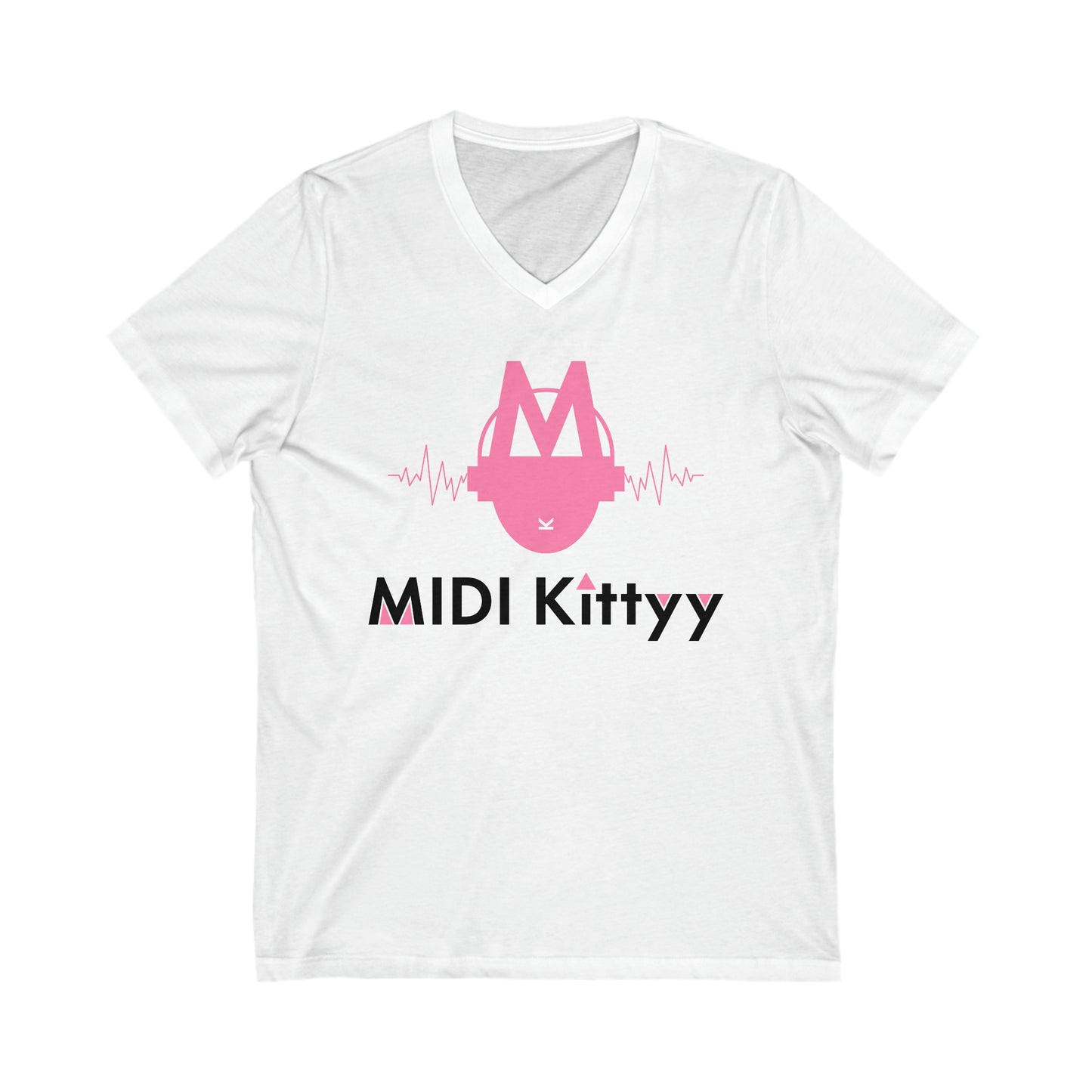 Unisex Jersey Short Sleeve V-Neck Tee