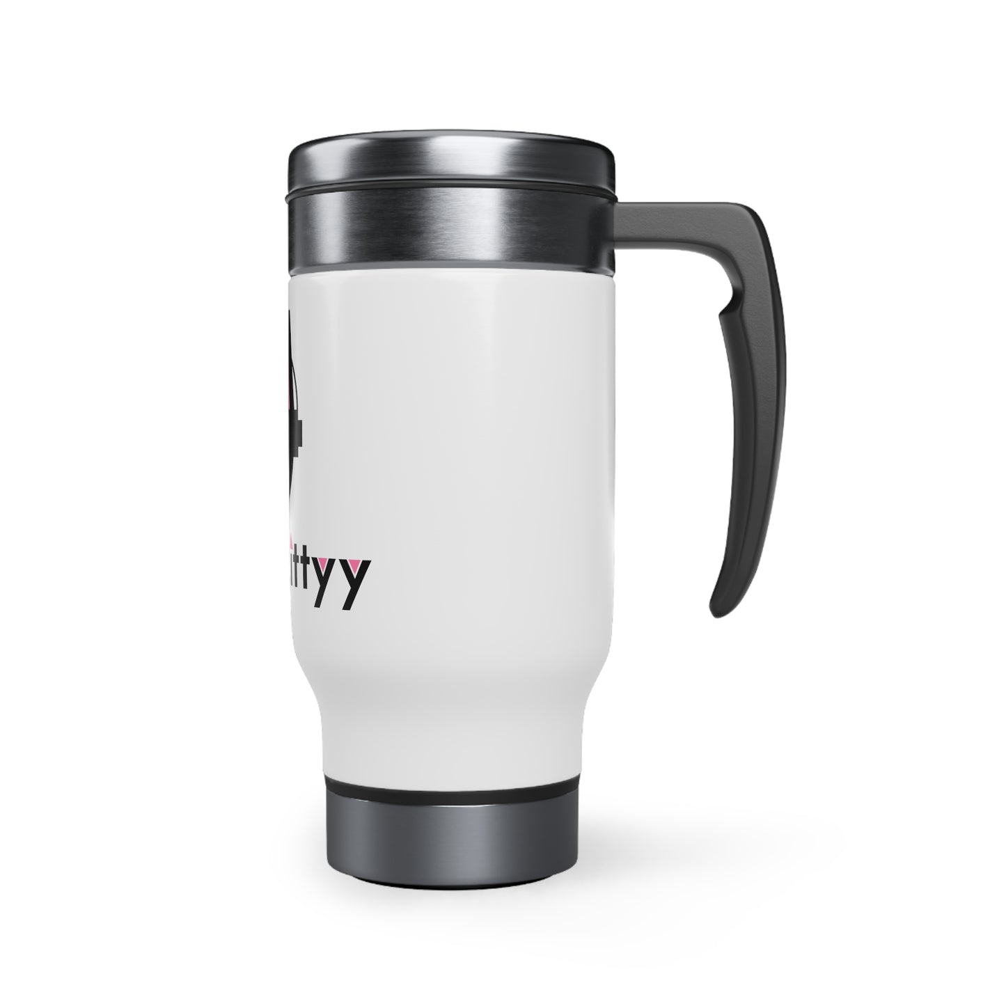 Stainless Steel Travel Mug with Handle, 14oz