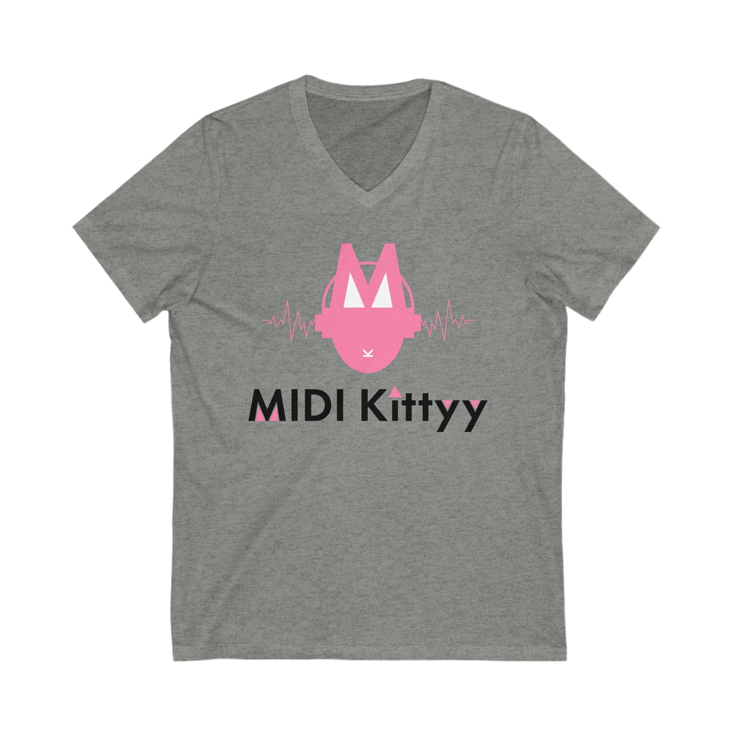 Unisex Jersey Short Sleeve V-Neck Tee