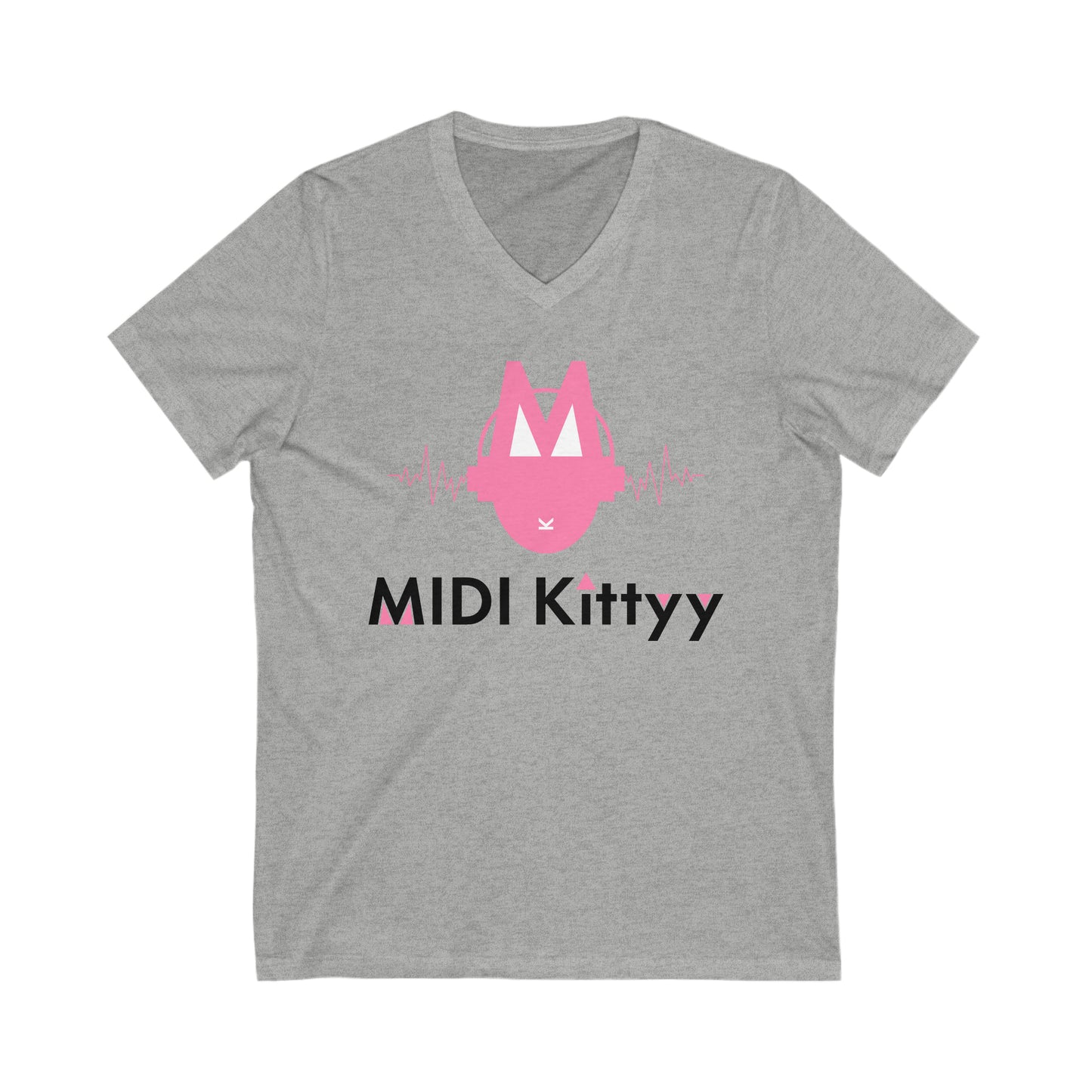 Unisex Jersey Short Sleeve V-Neck Tee